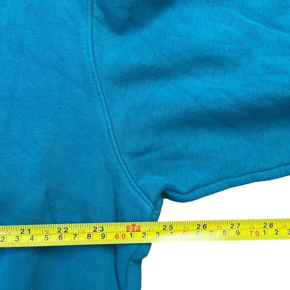 Nike Air Hoodie‎ Sweatshirt Womens sz L Air Traffic Los Angeles Jade Green Boxy - Picture 9 of 9